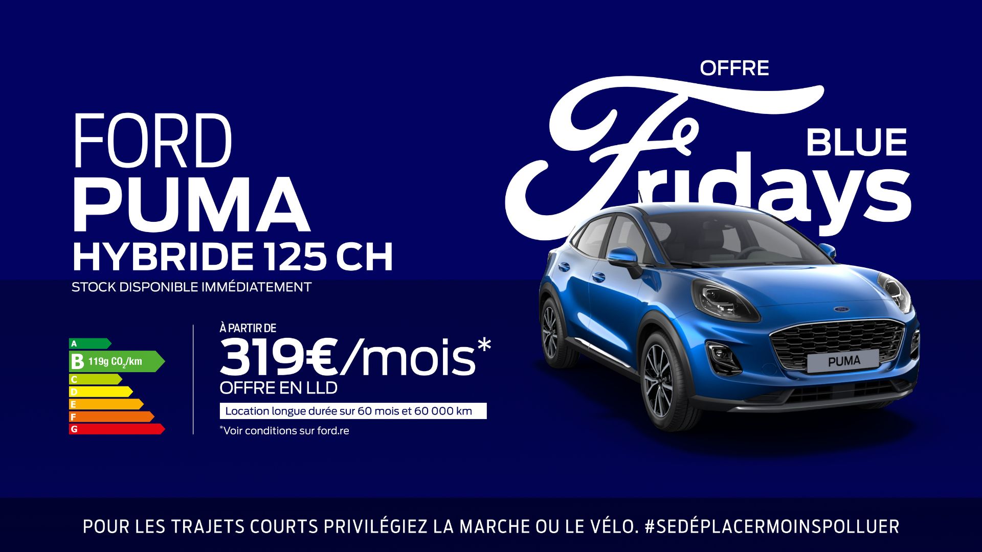 Offre Puma - Blue Friday - Juillet 2024 - Ford Réunion