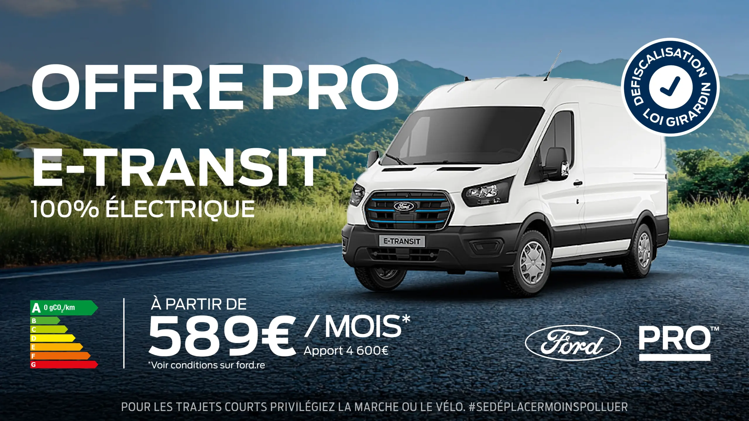 Ford Réunion - E-Transit 100% électrique - Mai 2025